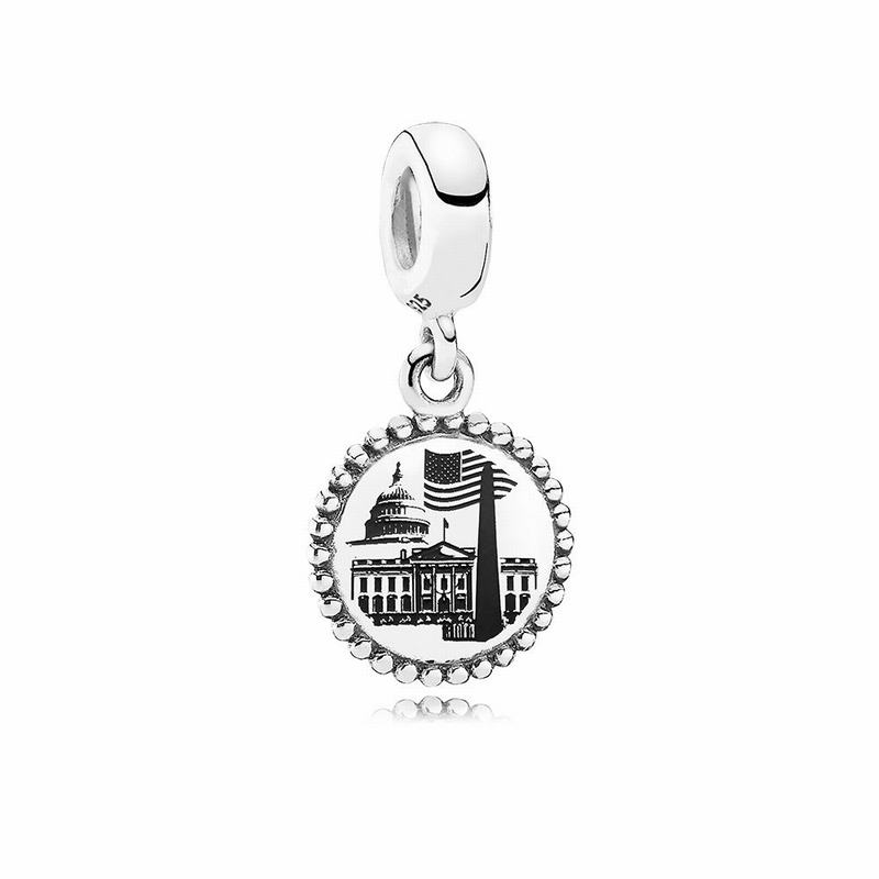 Pandora Washington D.C. Dangle Charm Ireland - Sterling Silver - 426037VCJ